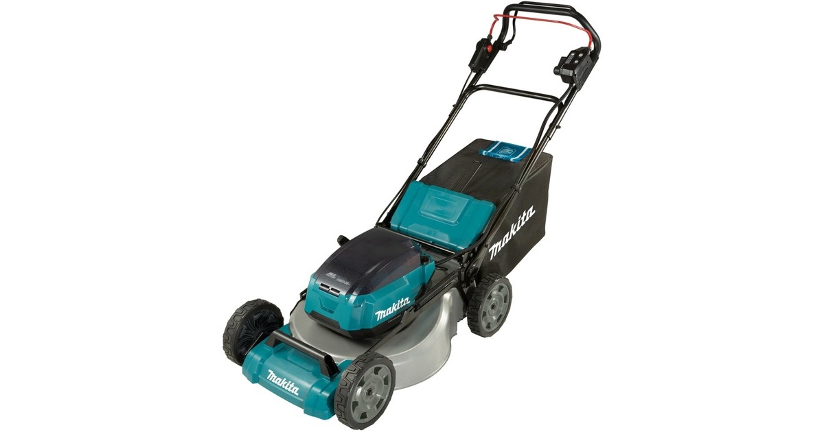 Makita Akku Rasenmäher Mit Radantrieb Test Makita Akku-Rasenmäher DLM536Z, 36Volt (2x18Volt) blau/schwarz, ohne