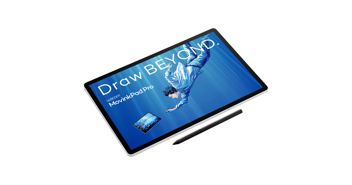 Wacom MovinkPad Pro 14, Grafiktablett hellgrau