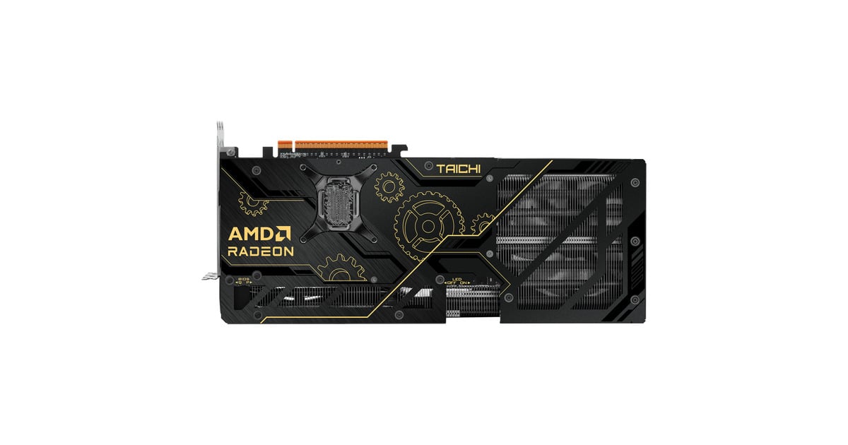 ASRock Radeon RX 9070 XT Taichi OC 16GB, Grafikkarte schwarz