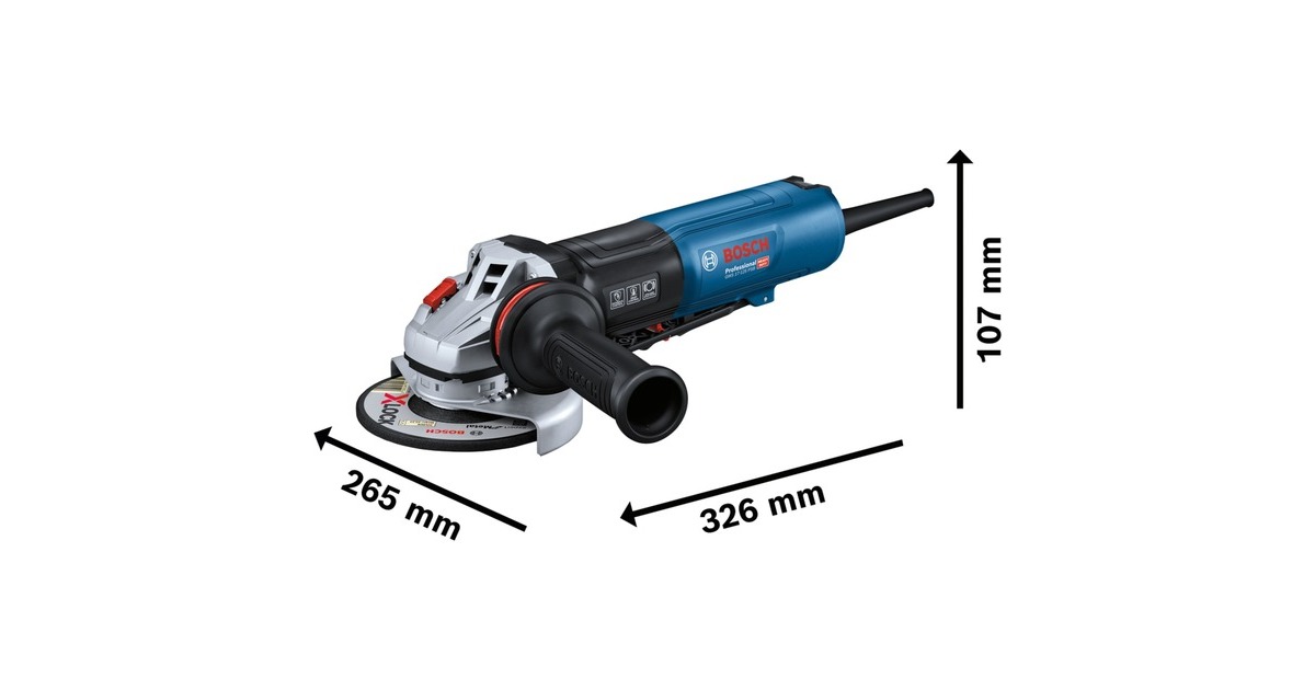 Bosch Professional Winkelschleifer GWS 17-125 SB Professional blau 