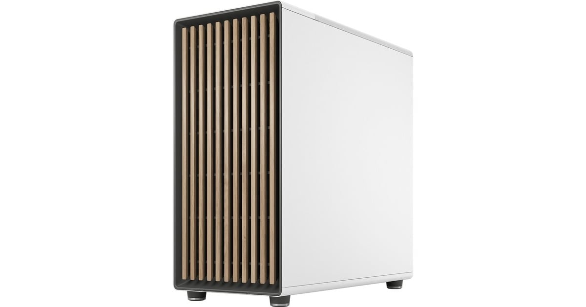 Fractal Design North XL Chalk White TG Clear, Tower-Gehäuse weiß 