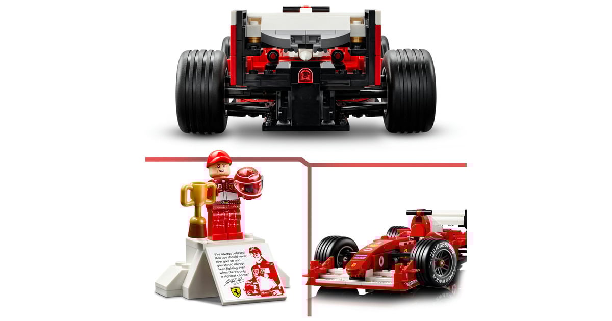LEGO 11375 Icons Ferrari F2004 und Michael Schumacher ...