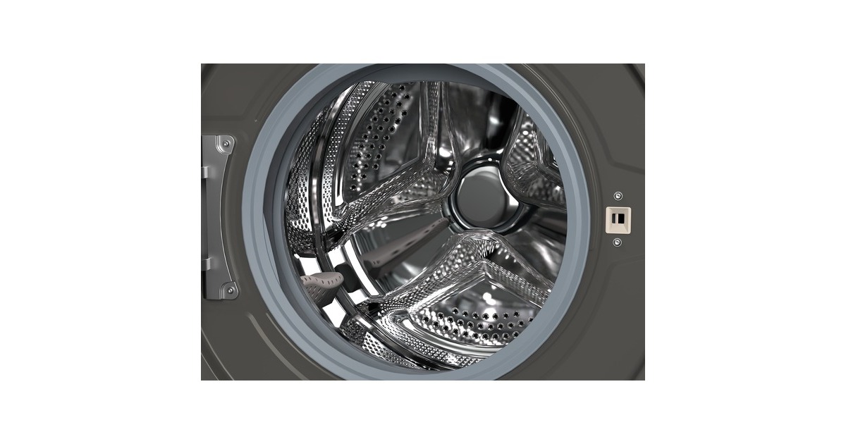 SHARP ES-MNFL814CAA-DE, Waschmaschine grau, Mikroplastikfilter ...