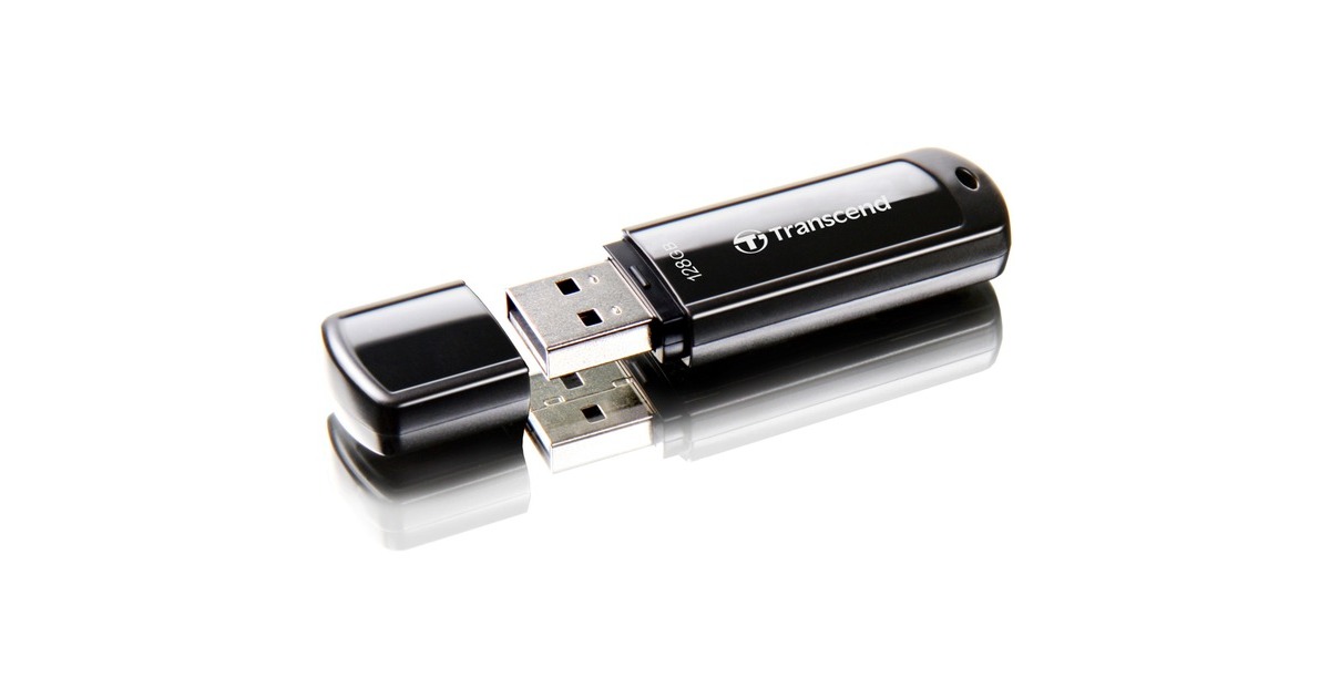 Transcend JetFlash 700 128 GB, USB-Stick schwarz, USB-A 3.2 Gen1