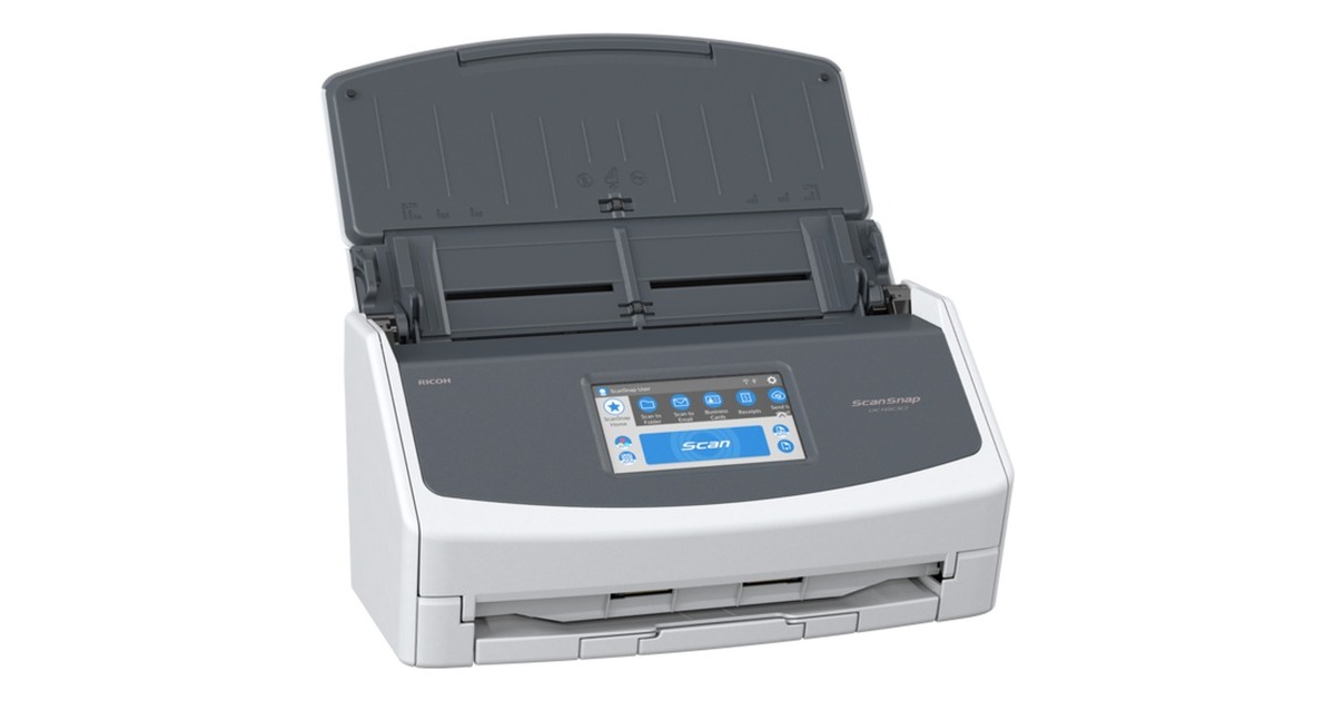 スキャナー RICOH ScanSnap IX1600 Ricoh ScanSnap iX1600, Einzugsscanner weiß/schwarz, USB, WLAN