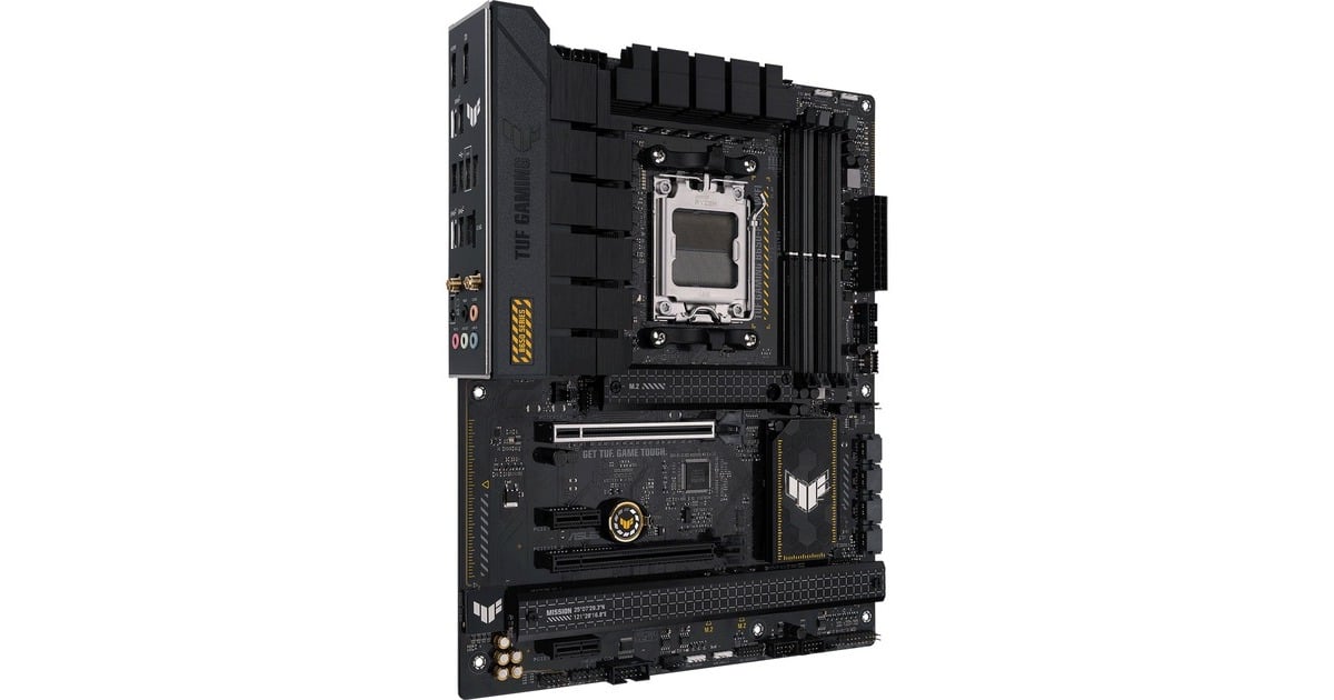 ASUS TUF GAMING B650-PLUS WIFI, Mainboard schwarz/hellorange