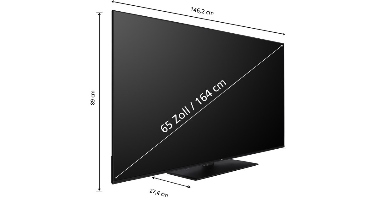 JVC LT-65VUQ3455, QLED-Fernseher 164 cm (65 Zoll), schwarz 
