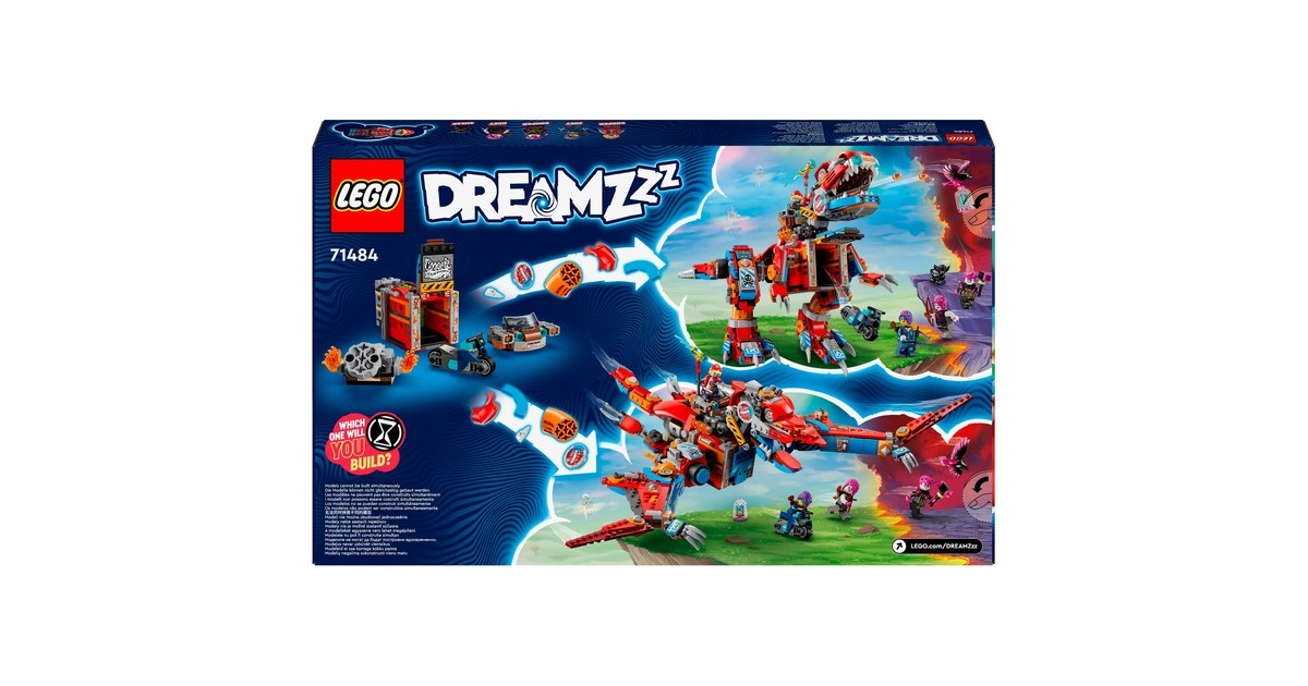 LEGO 71484 DREAMZzz Coopers Dino-Mech C-Rex, Konstruktionsspielzeug