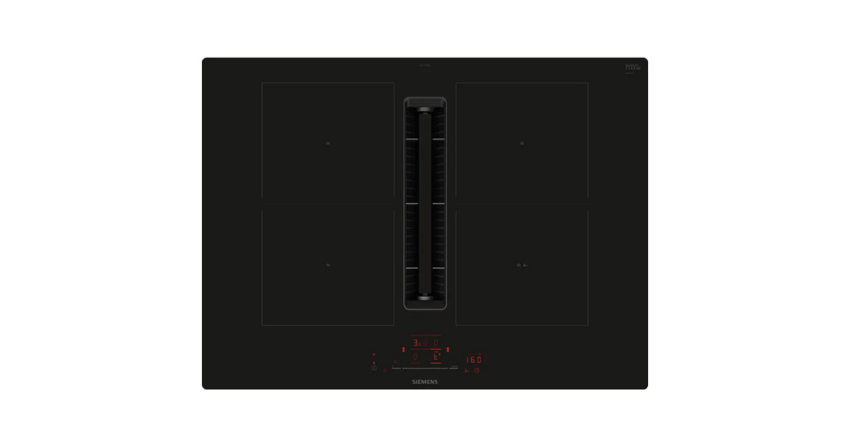 Siemens iQ500 ED731FQ15E - 70cm Zwart Inbouw Inductiekookplaat met Afzuiging kopen? | | Kookplaten