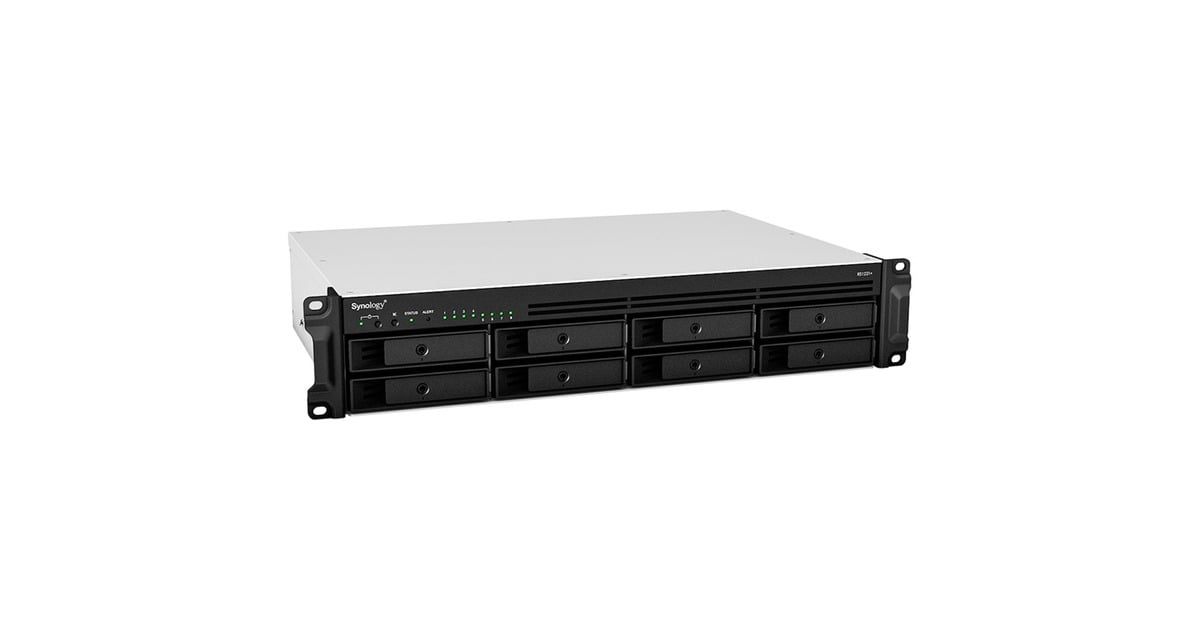 Synology RS1221+, NAS schwarz/grau