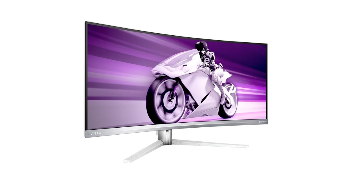 Philips Evnia 34M2C8600, OLED-Monitor 86 cm (34 Zoll), weiß/silber 