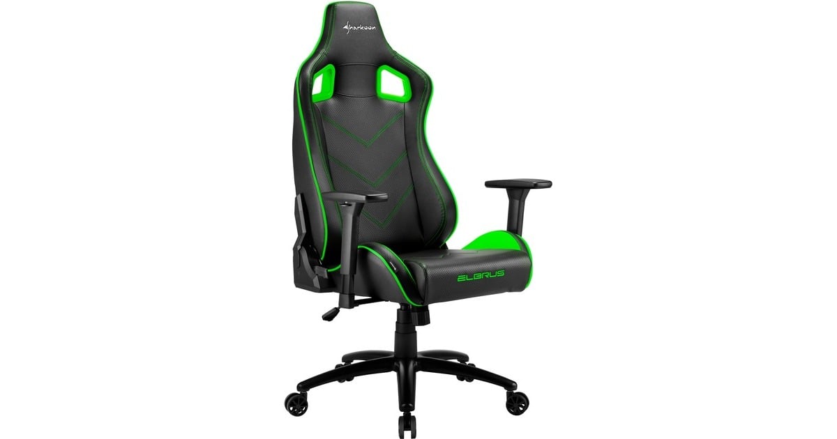 Sharkoon ELBRUS 2 Gaming Stuhl schwarz grun