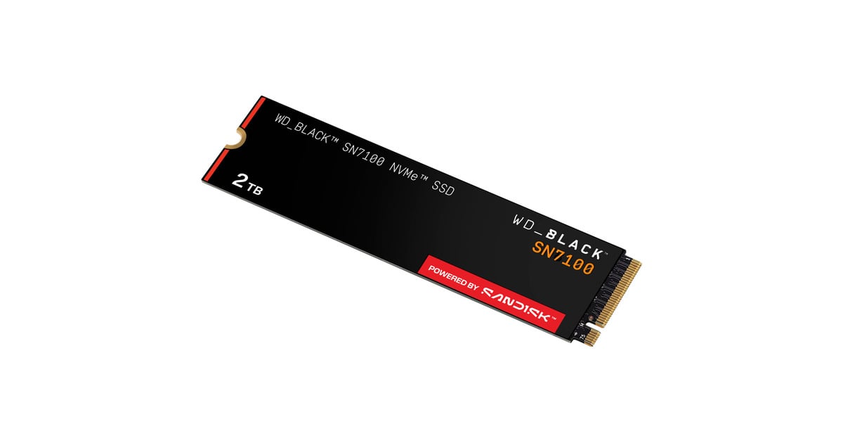 SanDisk SN7100 2 TB, SSD PCIe 4.0 x4, NVMe, M.2 2280