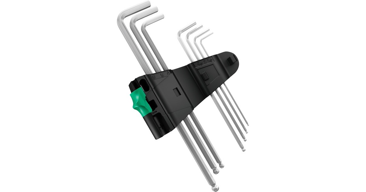 Wera 950/9 Hex-Plus 2 Winkelschlüsselsatz, 9-teilig, Schraubendreher Wera 950/9 Hex-Plus 2 Winkelschlüsselsatz, 9-teilig, Schraubendreher