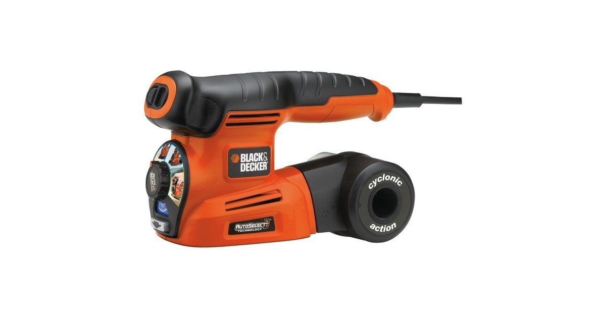 BLACK+DECKER Multischleifer KA280 orange/schwarz, 220 Watt