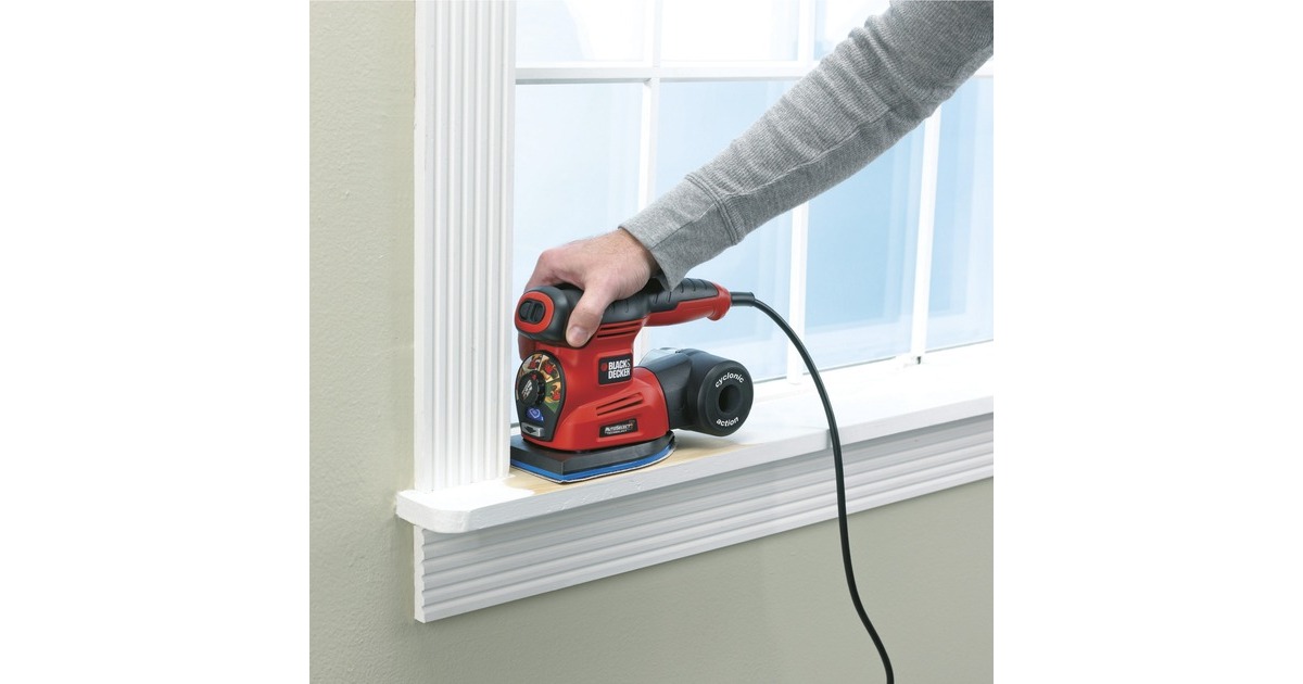 BLACK+DECKER Multischleifer KA280 orange/schwarz, 220 Watt 