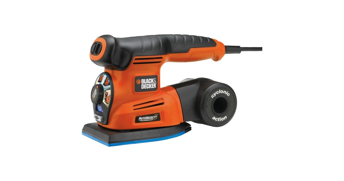 BLACK+DECKER Multischleifer KA280 orange/schwarz, 220 Watt