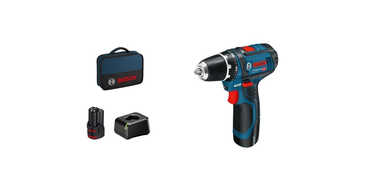 Bosch Professional Akku-Bohrschrauber GSR 12V-15 Professional, 12 