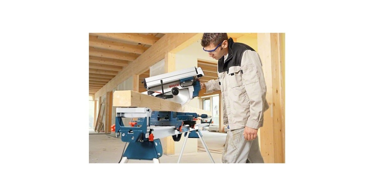 Scie radiale Bosch Pro GTM 12 JL + Table GTA 2600 - Bricolage