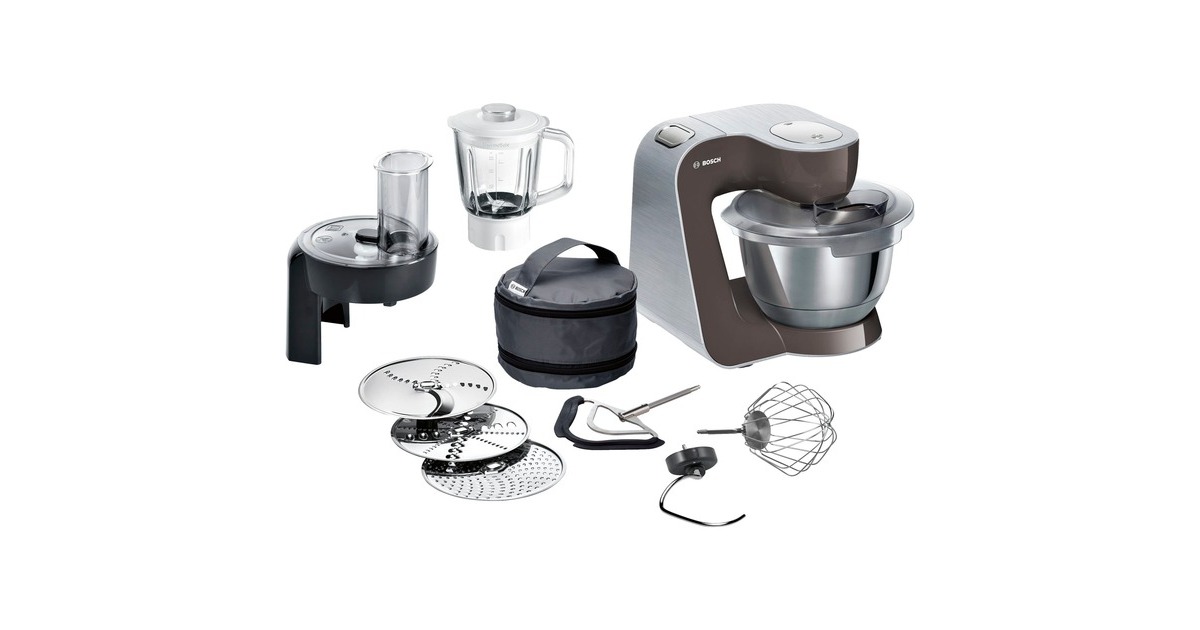 Bosch Küchenmaschine MUM58A20 - 3,9L Edelstahlschüssel 1000W Mit Zubehör