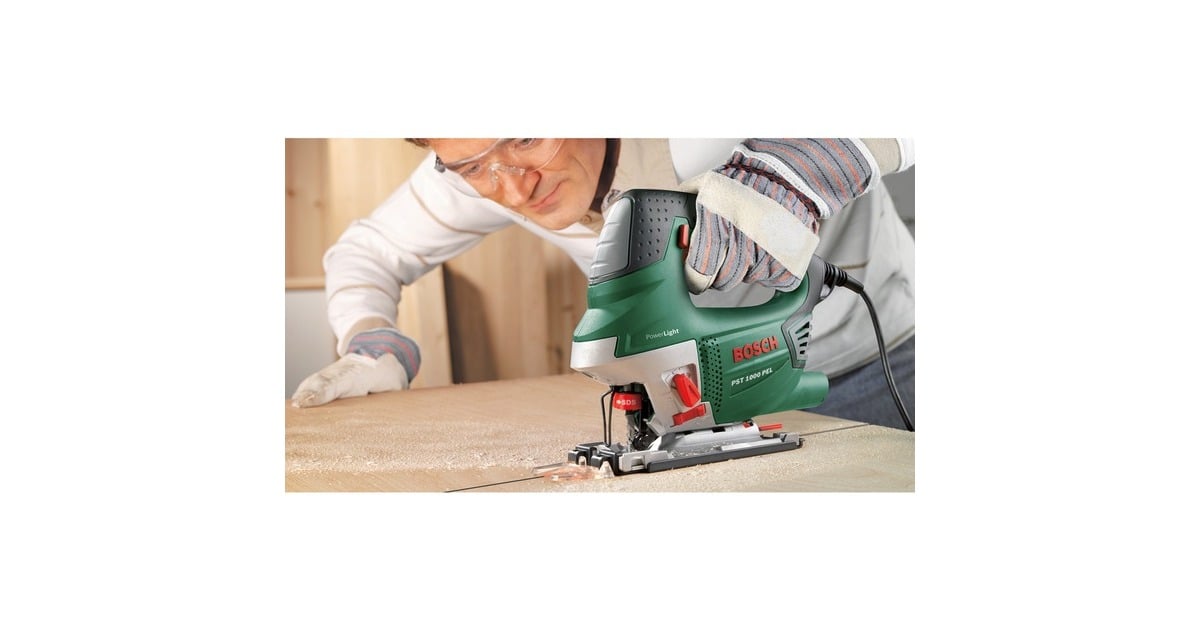 Bosch Stichsäge Pst 54 Pe Sägeblatt Wechseln Bosch Heimwerken & Garten Stichsäge PST 1000 PEL grün/schwarz, Koffer