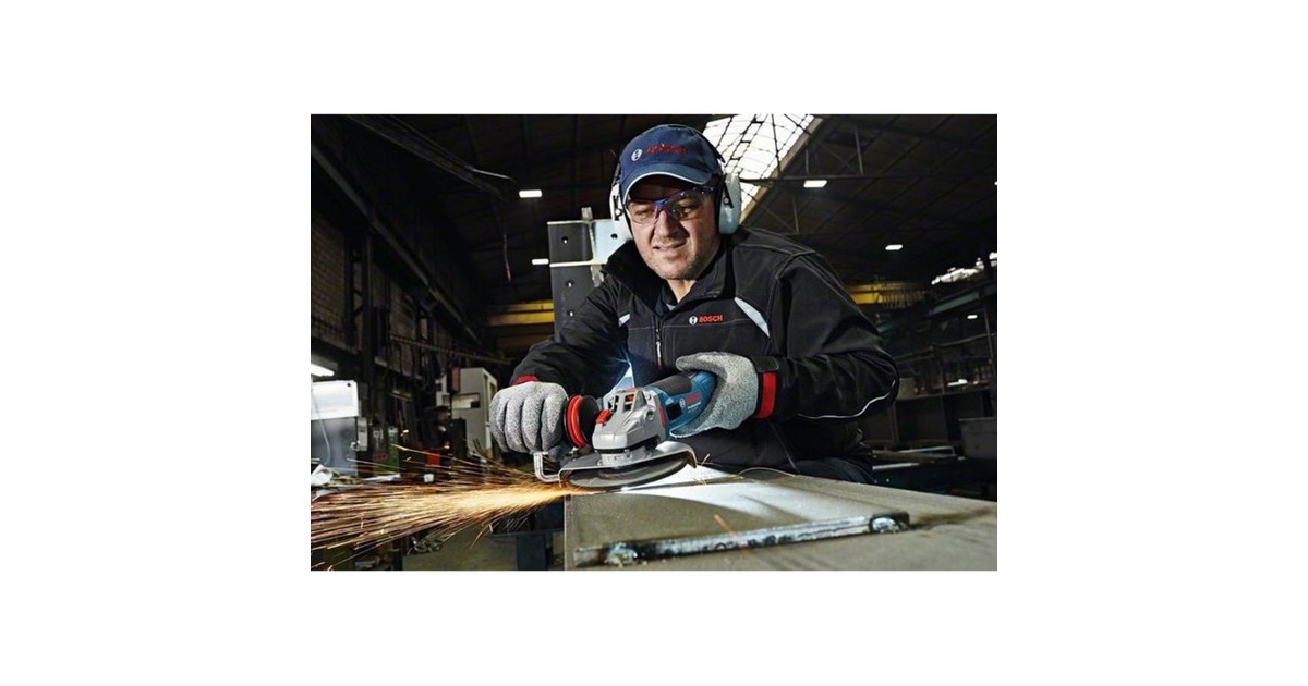 Bosch Professional Winkelschleifer GWS 19-125 CI blau/schwarz 