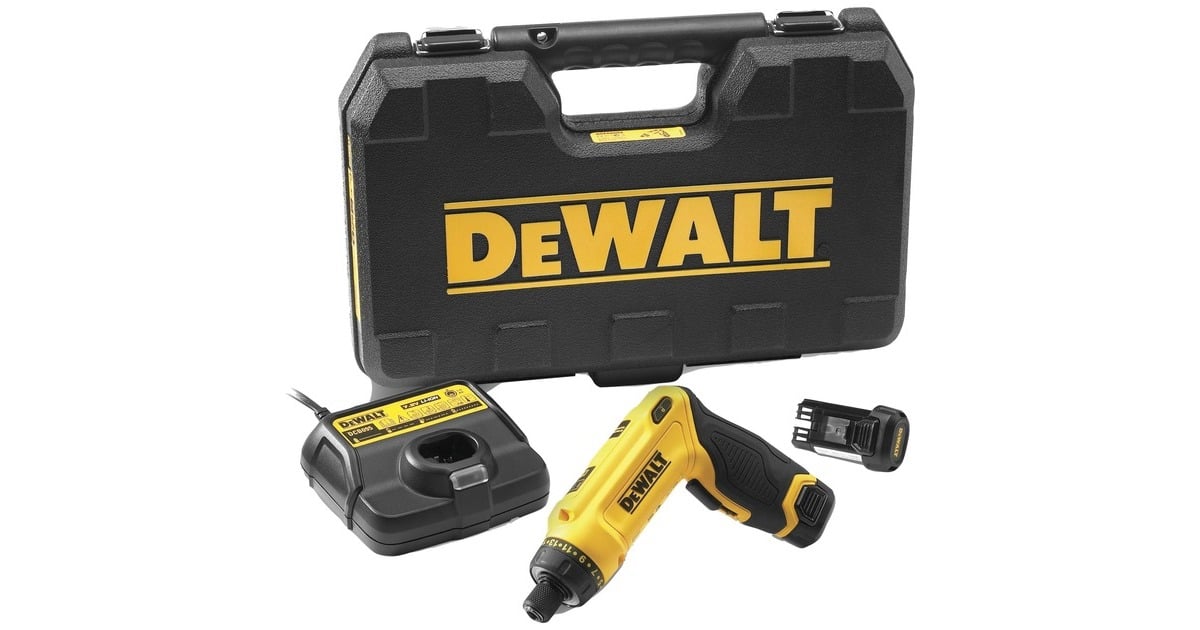 DEWALT Akkuschrauber DCF680G2 gelb/schwarz, 2x Li-Ion-Akku 1,0 Ah, Koffer DEWALT Akkuschrauber DCF680G2 gelb/schwarz, 2x Li-Ion-Akku 1,0 Ah, Koffer