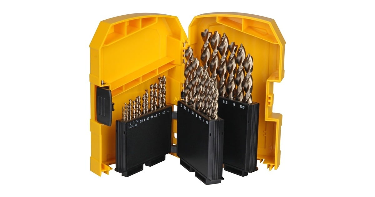 DEWALT HSS-CO Metallbohrer-Satz DT4957, 29-teilig gold