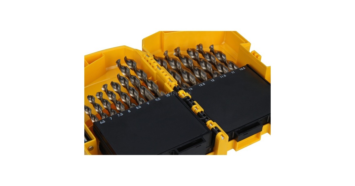 DEWALT HSS-CO Metallbohrer-Satz DT4957, 29-teilig gold