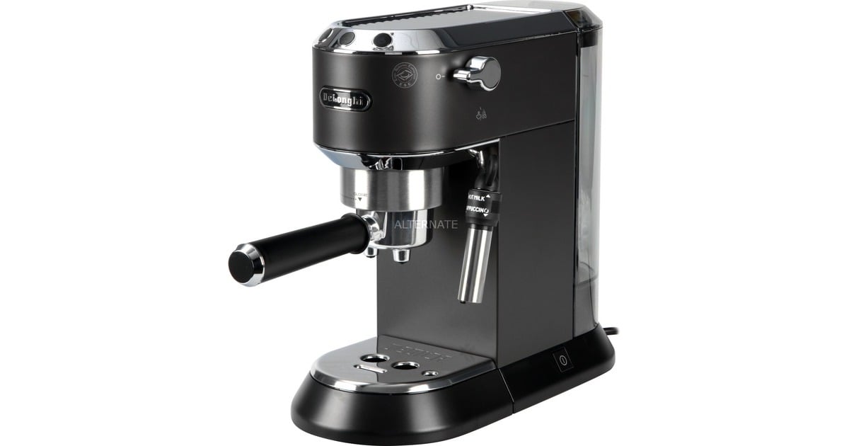 DeLonghi Dedica Style EC 685.BK, Espressomaschine schwarz/silber (glänzend)