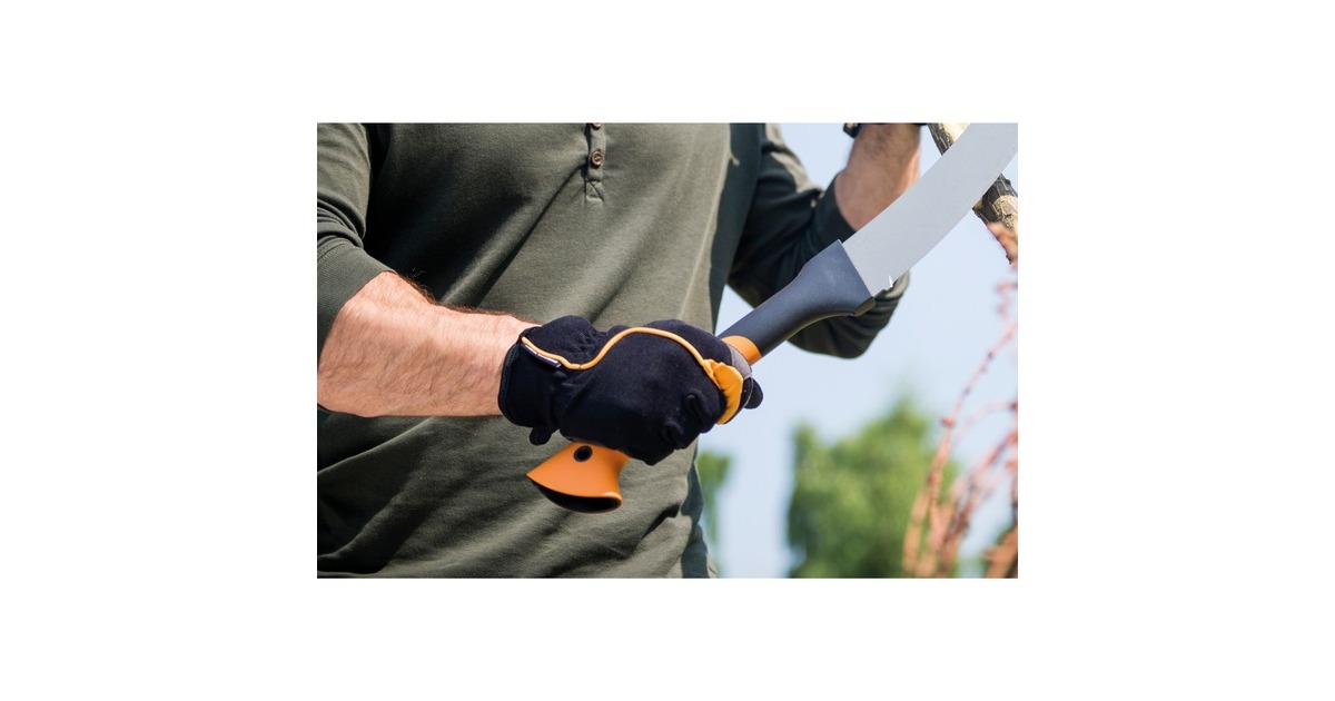 Fiskars Garten-Arbeitshandschuhe schwarz, Gre 8