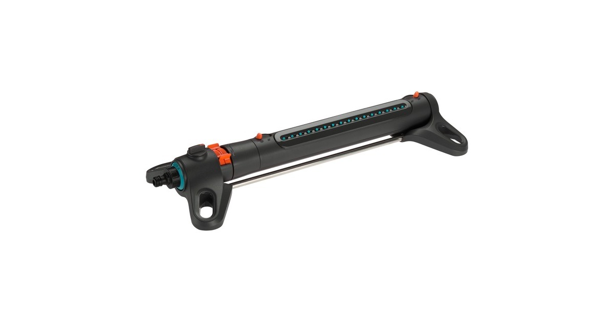 GARDENA Viereckregner AquaZoom M grau/orange