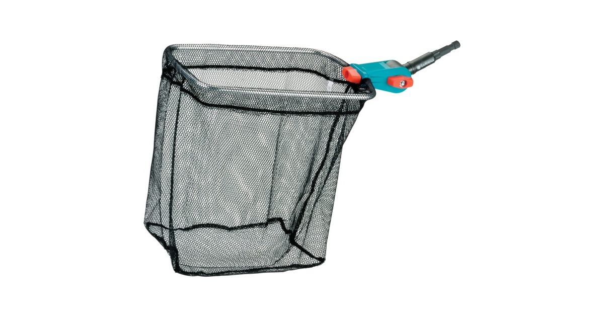 Épuisette De Nettoyage Pour Étang Gardena Vario 2 - 2 Filets Interchangeables - Compatible Combisystem