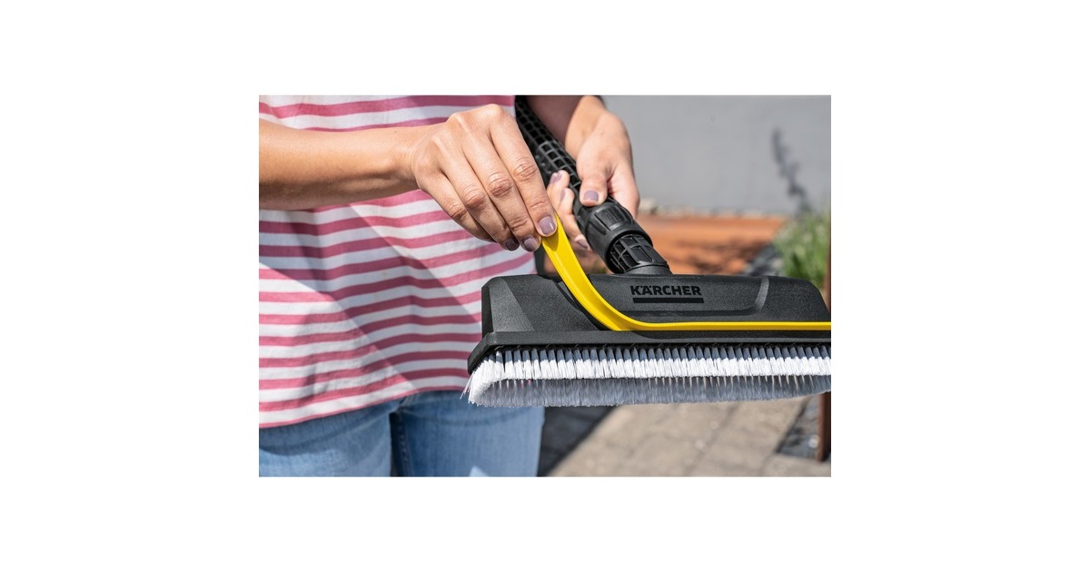 Kärcher Flächenreiniger Powerschrubber PS 30, Waschbürste schwarz/gelb