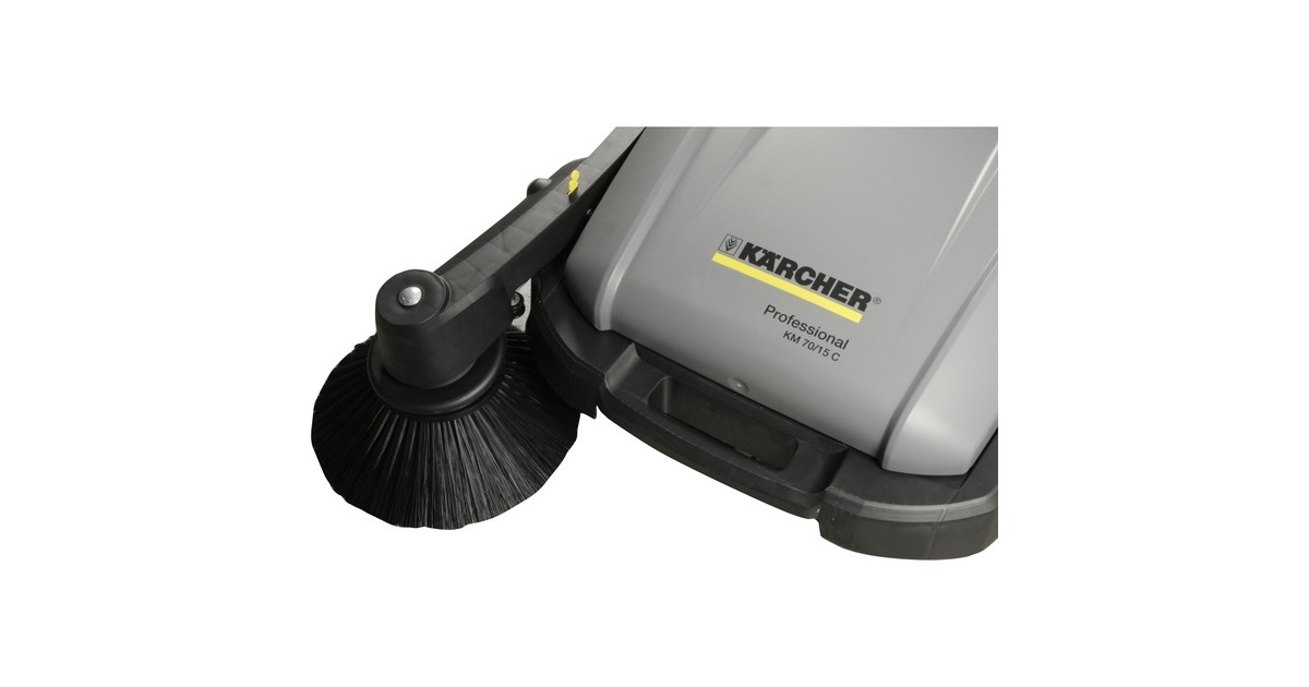Balayeuse Kärcher KM 70/20 C - Gris/noir - Avec Balais Latéraux
