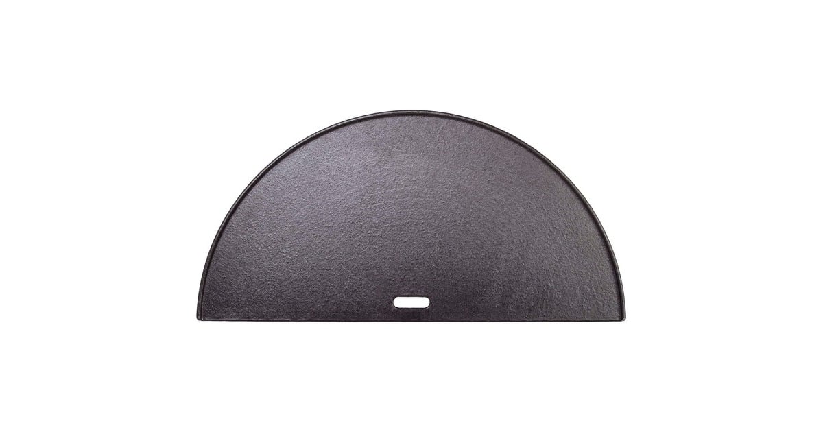 Ynni Kamado Gusseisen-Grillrost – Halbmond-Schlitz, 46,5 Cm Durchmesser, 2,3 Kg, Für 53,3 Cm Kamado-Grills