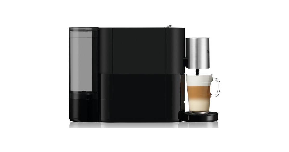 Machine à Café Nespresso Krups Atelier XN8908 - 19 Bars - Système Mousseur à Lait - Réservoir 1L - Noir/Argent
