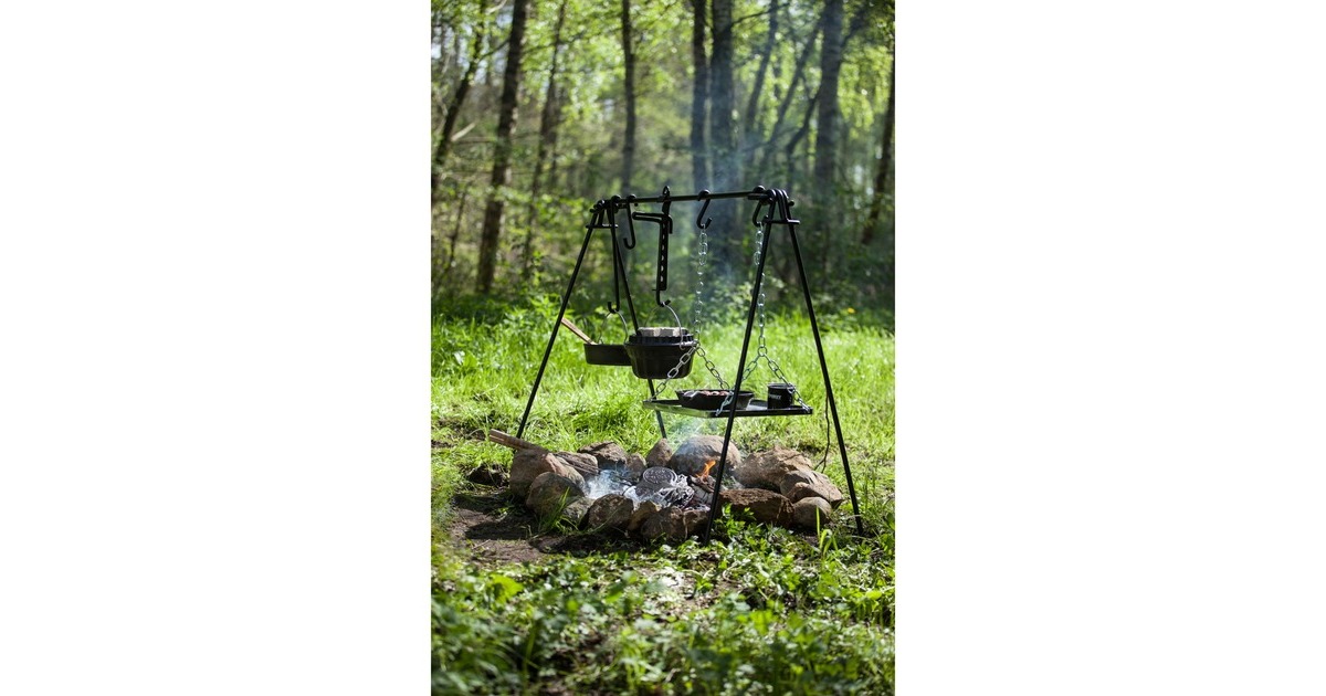 Petromax Feuerbrücke frk1, Holzgrill schwarz