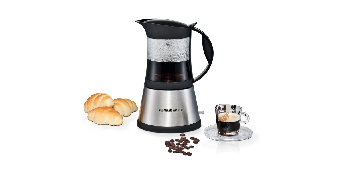 Rommelsbacher EKO 376/G, Espressomaschine edelstahl