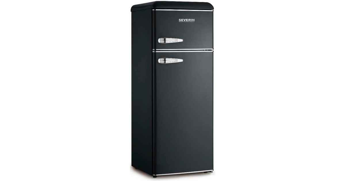 Retro Kühlschrank Severin : Severin ks 9957 kühl gefrierkombination schwarz chrom Retro Kühlschrank Severin : Severin ks 9957 kühl gefrierkombination schwarz chrom