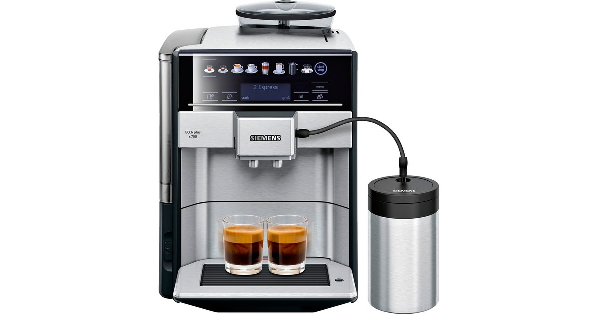 Siemens Eq 6 Plus S700 Te657m03de Test Siemens TE657M03DE EQ.6 plus s700, Vollautomat edelstahl/schwarz