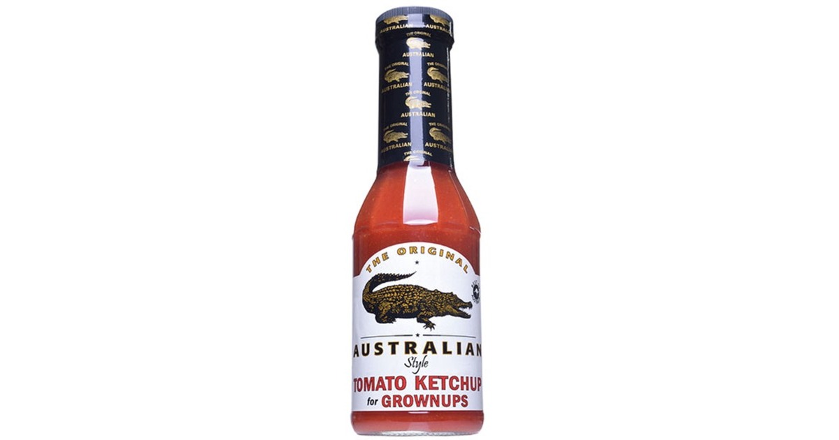 The Original Australian Tomato Ketchup for Grownups, Sauce 355 ml