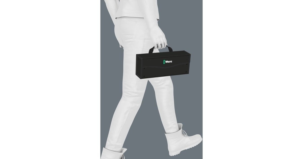 Wera 2go 3 Werkzeugbox schwarz, mit Tragegriff
