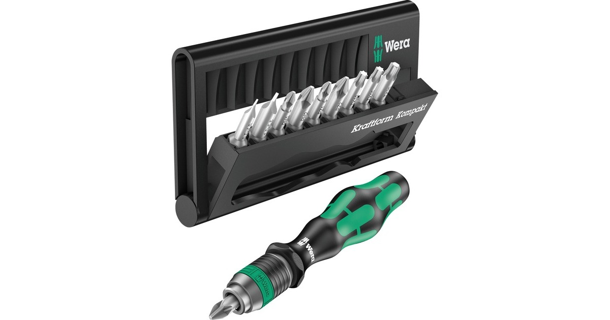 BỘ ĐẦU VÍT ĐA NĂNG KÈM CÁN VẶN 10 CHI TIẾT WERA 05056653001 - Foto 2