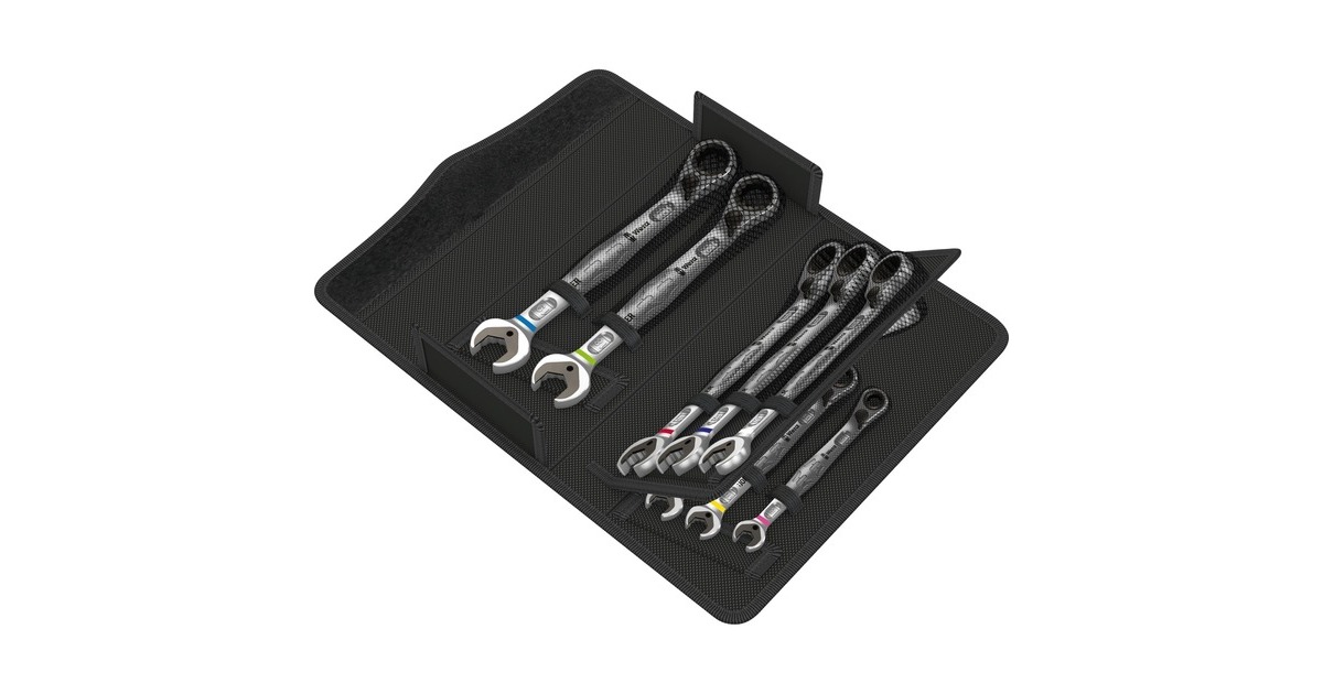 Wera Falttasche Leer – Platz Für 11 Joker Maul-Ringratschen-Schlüssel, 290x135 Mm, Mit Klett & Aufhängeöse, Robust