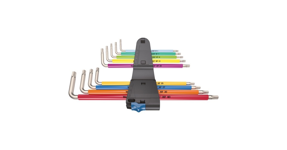 Wera Winkelschlüsselsatz 3967/9 TX SXL Multicolour HF Stainless 1 