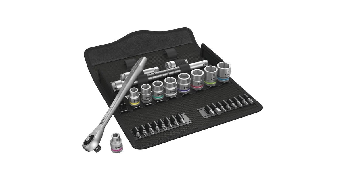Wera 8003 A Zyklop Metal-Knarre mit Durchsteckvierkant mit 1/4-Antrieb Wera 8003 A Zyklop Metal-Knarre mit Durchsteckvierkant mit 1/4-Antrieb