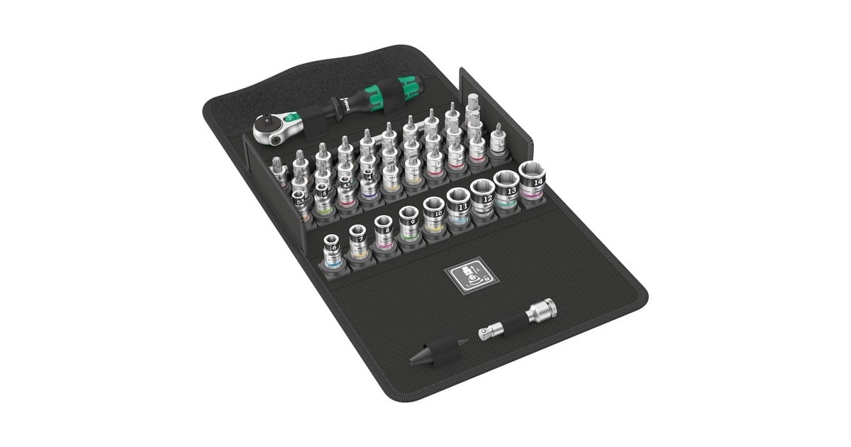 Wera Zyklop Speed Knarrensatz 8100 SA All-in, 1/4