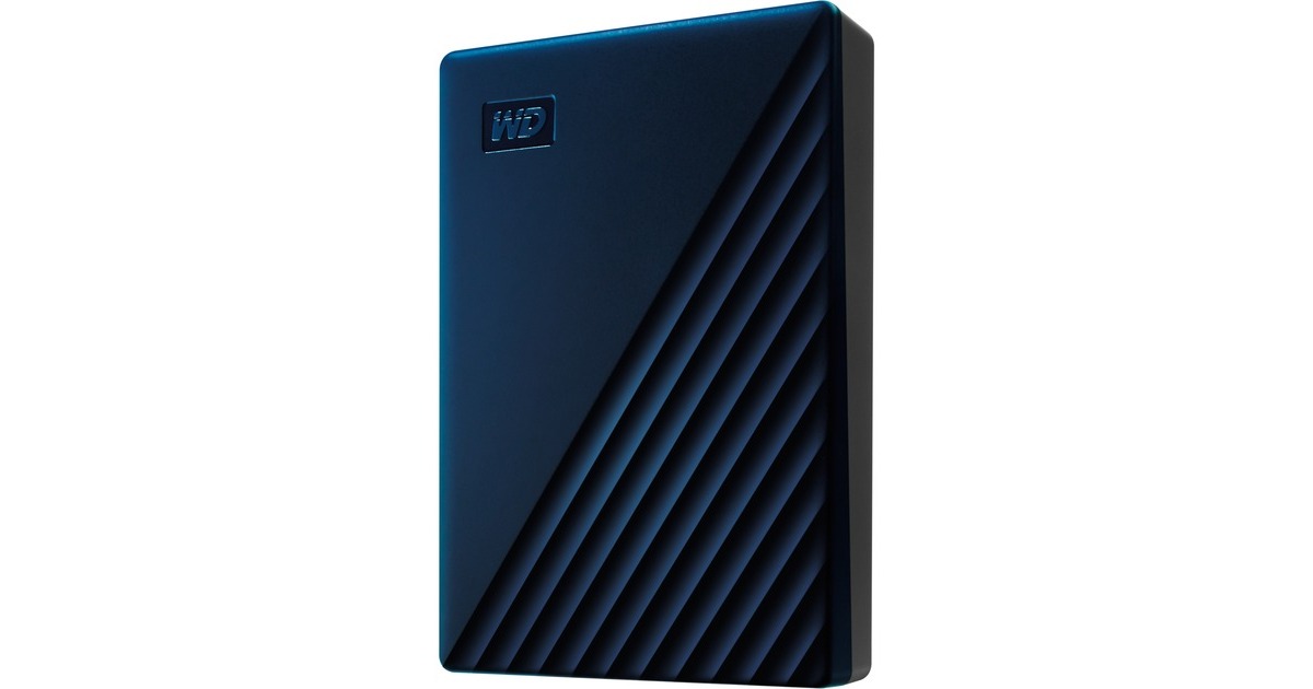 WD My Passport for Mac 5 TB, Externe Festplatte blau/schwarz