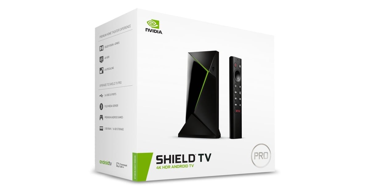 NVIDIA SHIELD TV PRO, Streaming-Client schwarz, UltraHD/4K, HDR, Dolby ...